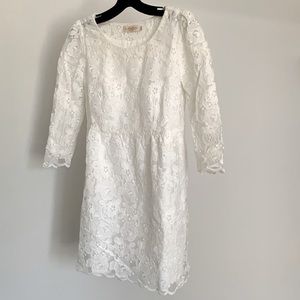 White lace dress